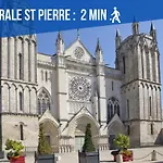 Apartmán Simplicien *cosy* Plein Centre De *tv* Wifi *cafe* Poitiers